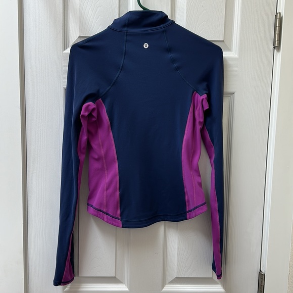 Lululemon Throwback Shape Jacket Mineral Blue/Vivid Plum - Picture 7 of 16